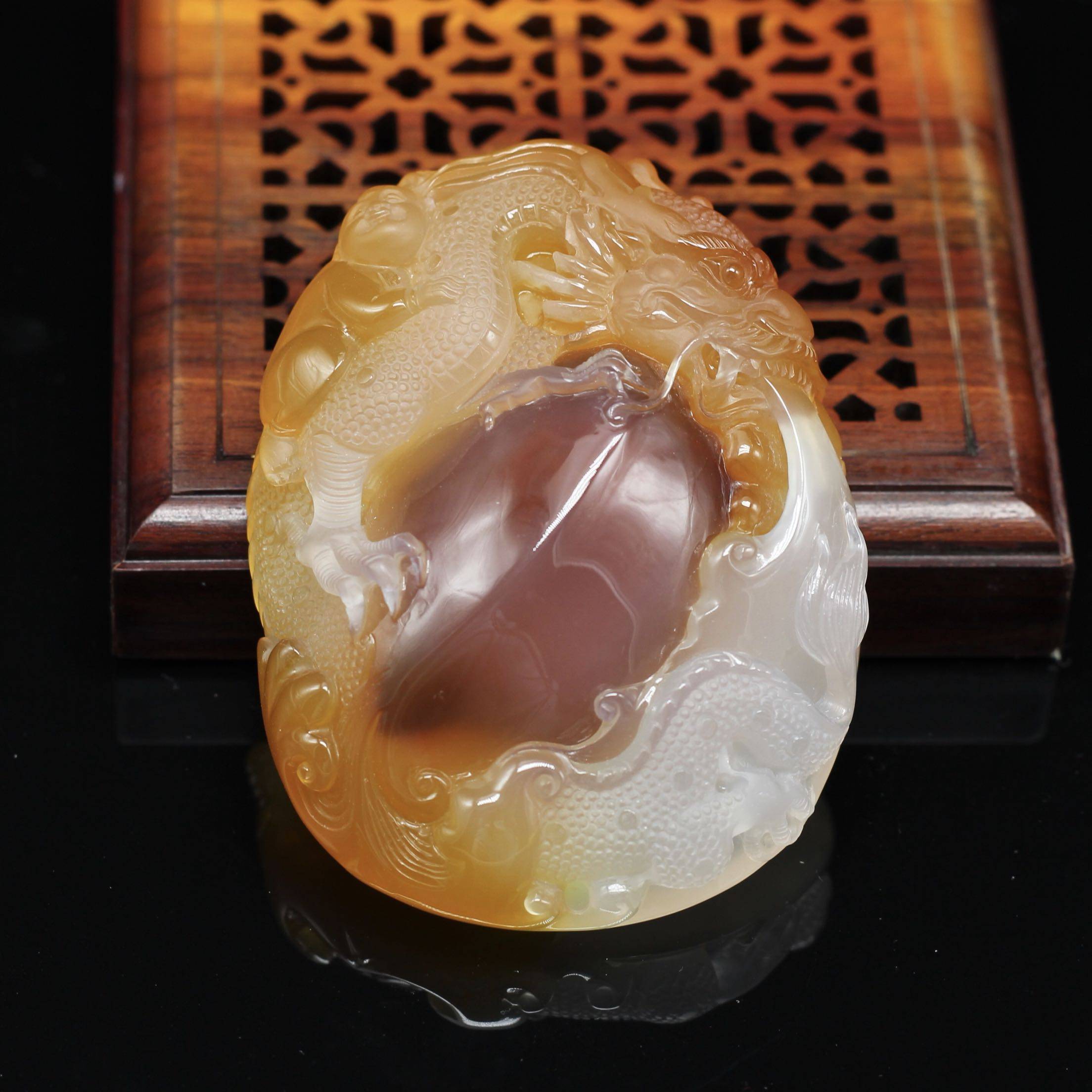 磊鑫缘纯天然马料红水胆玛瑙望子成龙送礼收藏摆件手玩件摆件