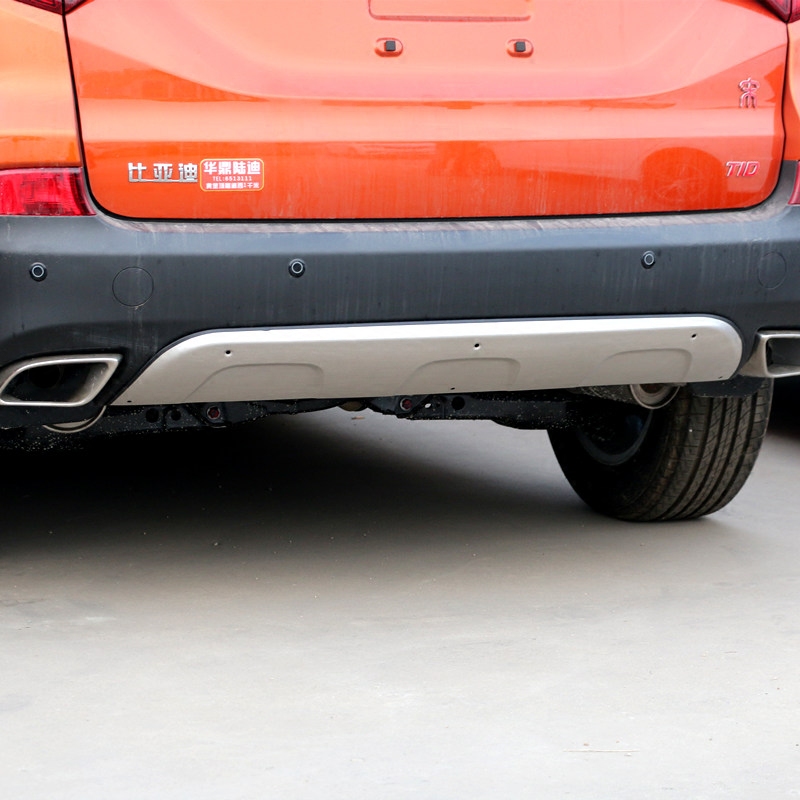 护板比亚迪装饰改装防撞宋防撞保险杠byd板下挡板保险杠