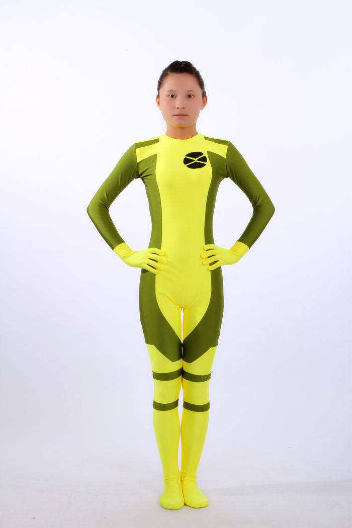 包邮忍者服装夜行涂胶氨纶拼色紧身衣舞台演出服动漫