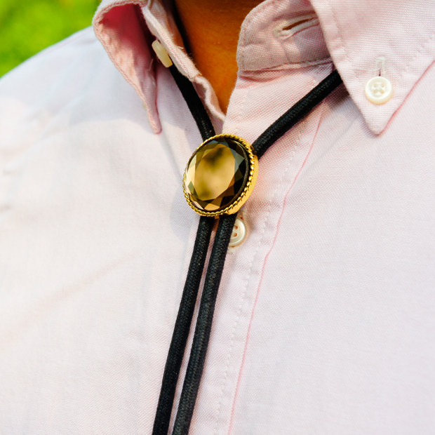 墨玉之眼男士领结领带波洛领绳服装配饰衬衫领带