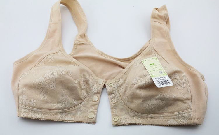 包邮珍梦文胸中老中老年年前背心式大码内衣瑜伽文胸