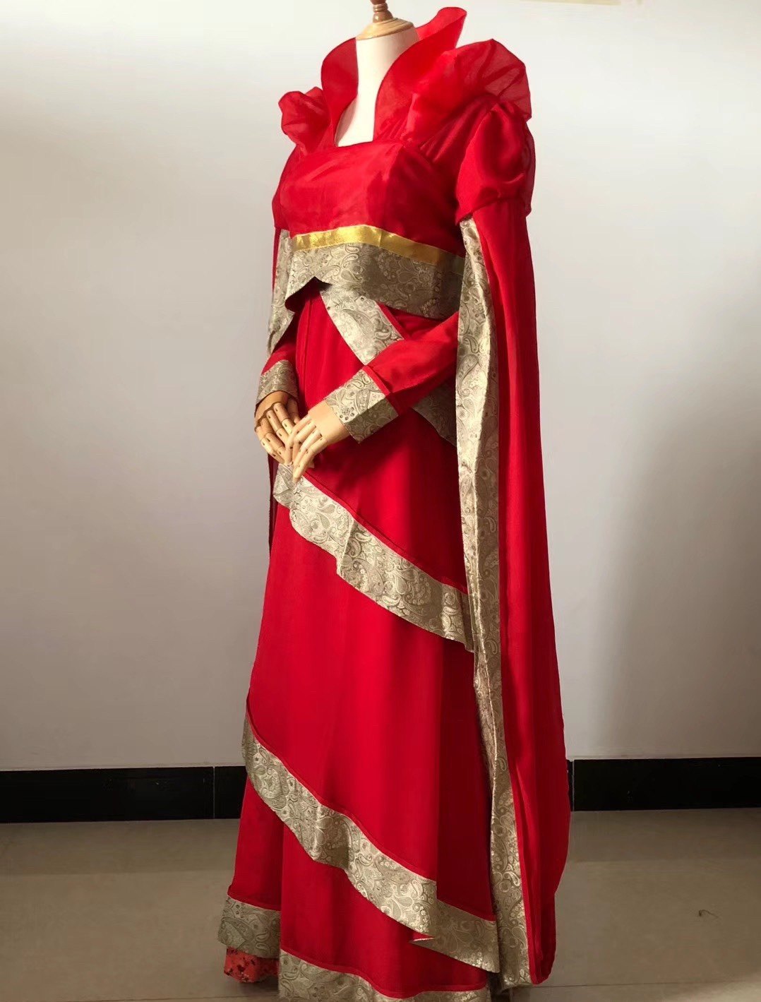 出租雨墨丹青仙剑三龙龙葵红蓝影视古装同款民族服装