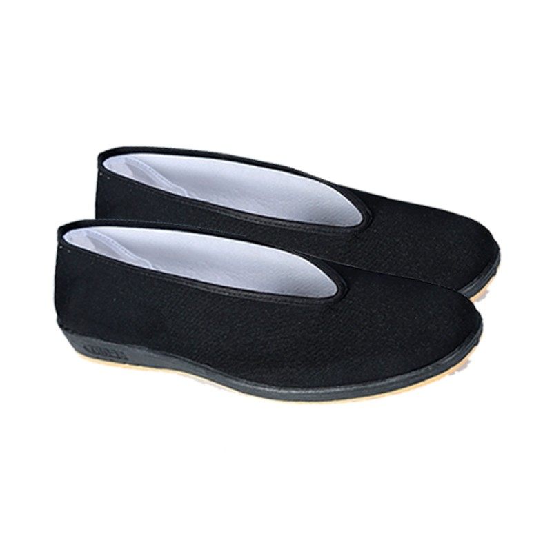 红军舞蹈鞋老式布鞋黑色表演八路军演出用男女款布鞋