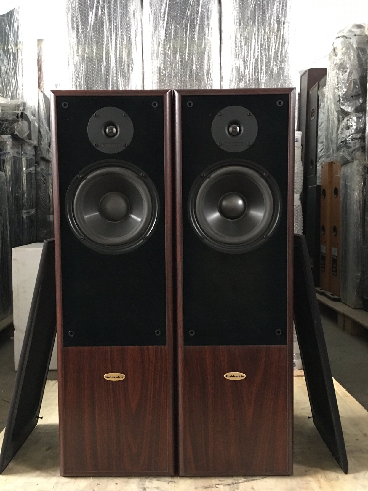 二手原装进口gokdenkis金骑士gs830发烧8寸落地音箱hifihifi音箱