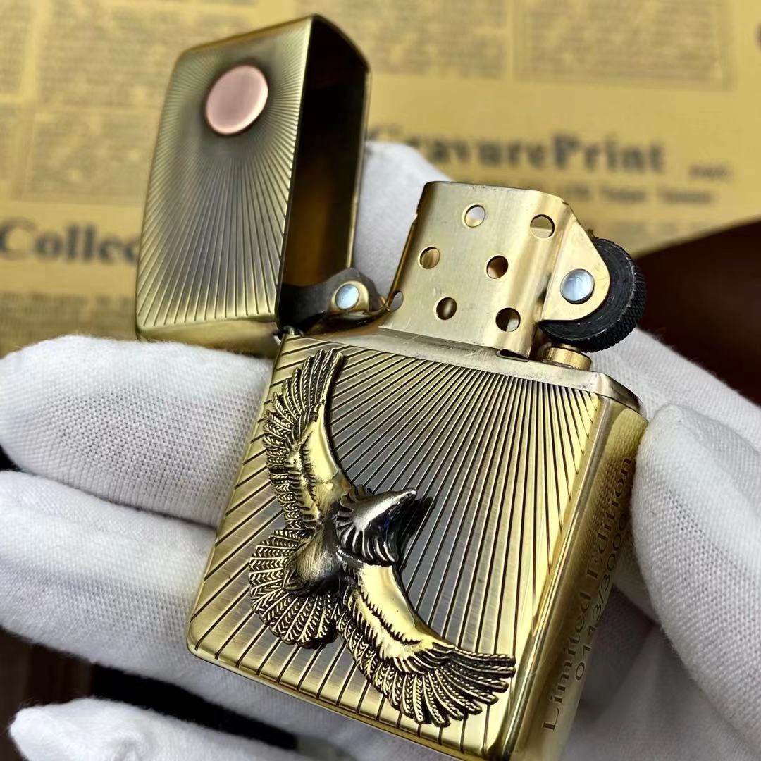 zippo限量原装正品飞鹰翱翔霸气个性煤油打火机煤油打火机