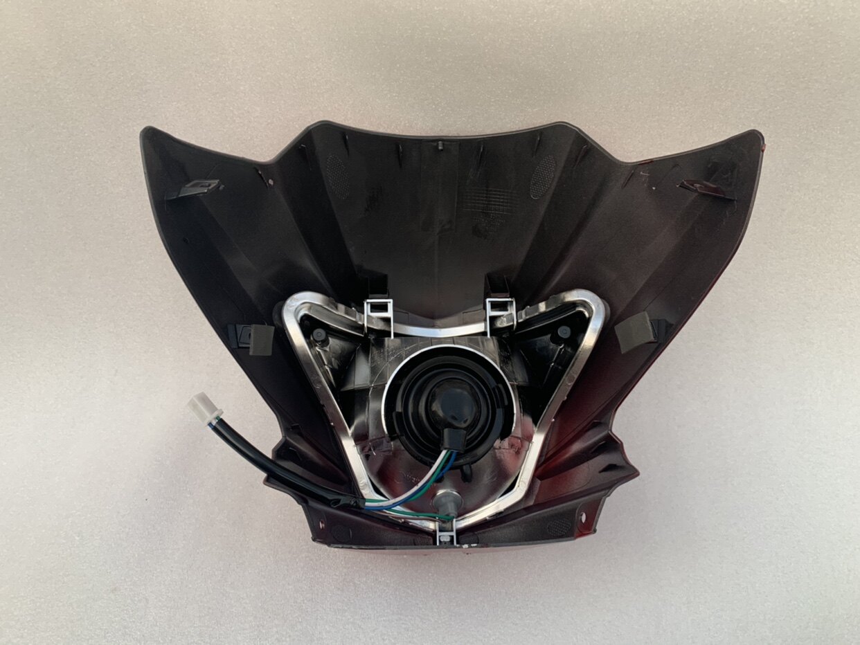 大灯适用于五羊本田摩托车配件威领wh1508总成灯罩摩托车车灯