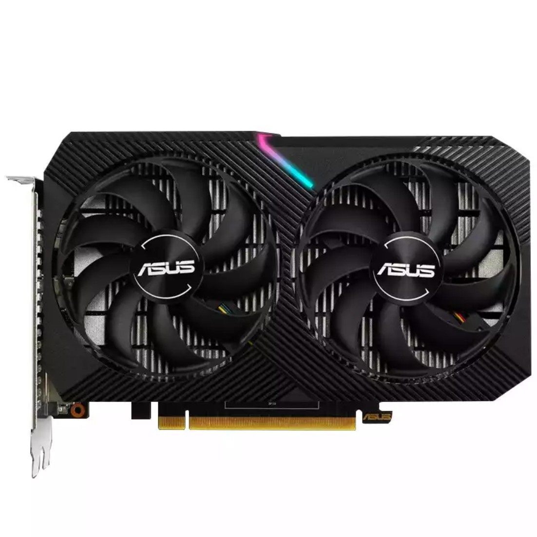 华硕dualgtx16504gd6mini电竞游戏游戏迷迷你显卡风扇雪豹gtx1650显卡