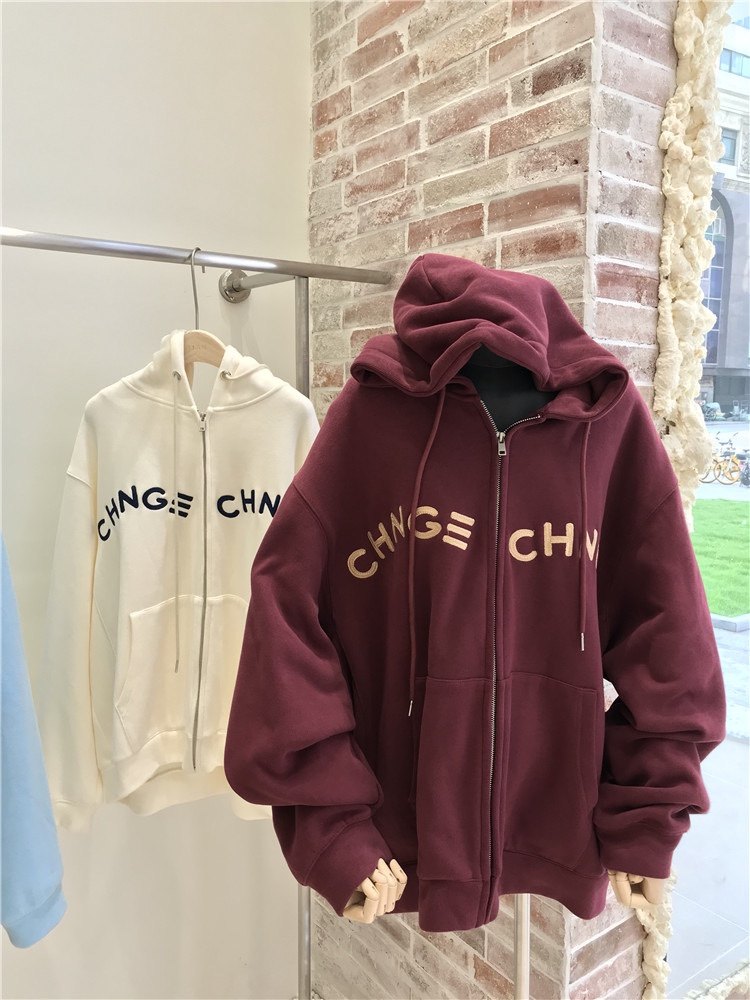 11an冬款新加厚加厚绒连百搭显瘦卫衣ys1-8711#卫衣