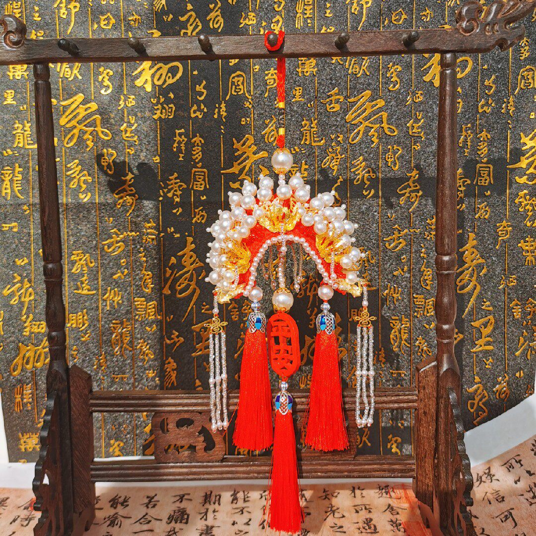 手工升级款凤冠状元帽diy半成品结婚礼物伴手送闺蜜送女友初学者-mc