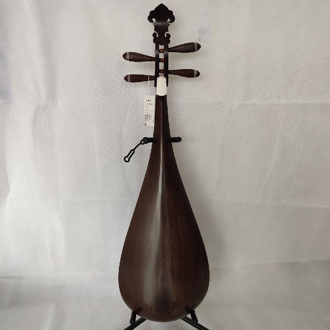 鸡翅木凤尾琴头琵琶专业考级面板做旧手工手工制琵琶