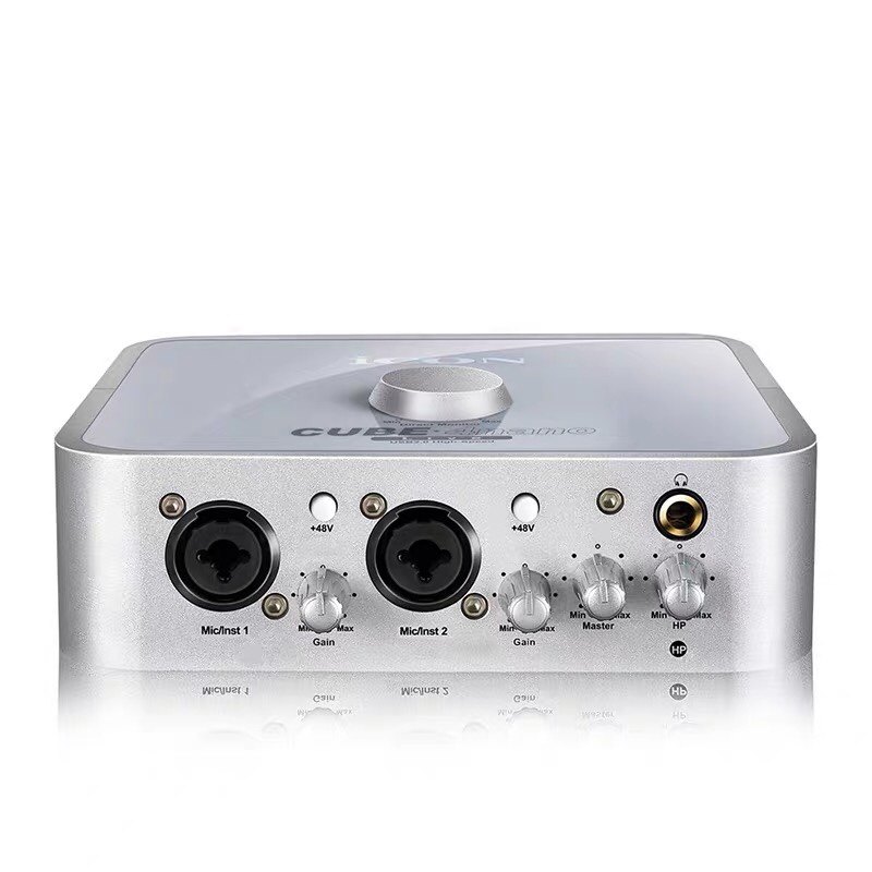 声卡艾肯4nano外置isks700麦克风网络主播直播声卡