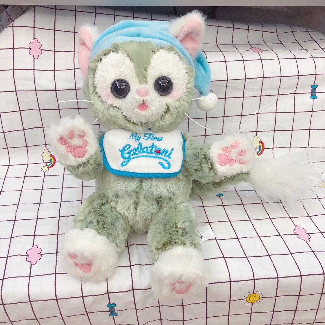 上海迪士尼乐园 杰拉多尼ss改造骨架站立尾巴可造型调线嘴 黑豆眼-mc