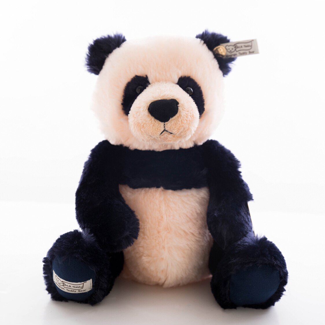 国宝仿真黑白大熊猫公仔安抚玩偶睡觉布娃娃毛绒玩具毛绒布艺类玩具