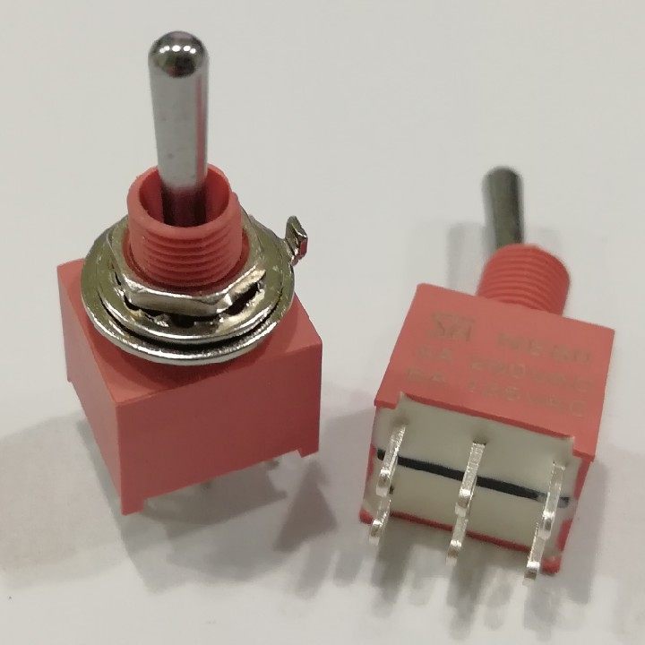 开关shne80t6脚3档防水ip673脚2档直脚摇臂开关