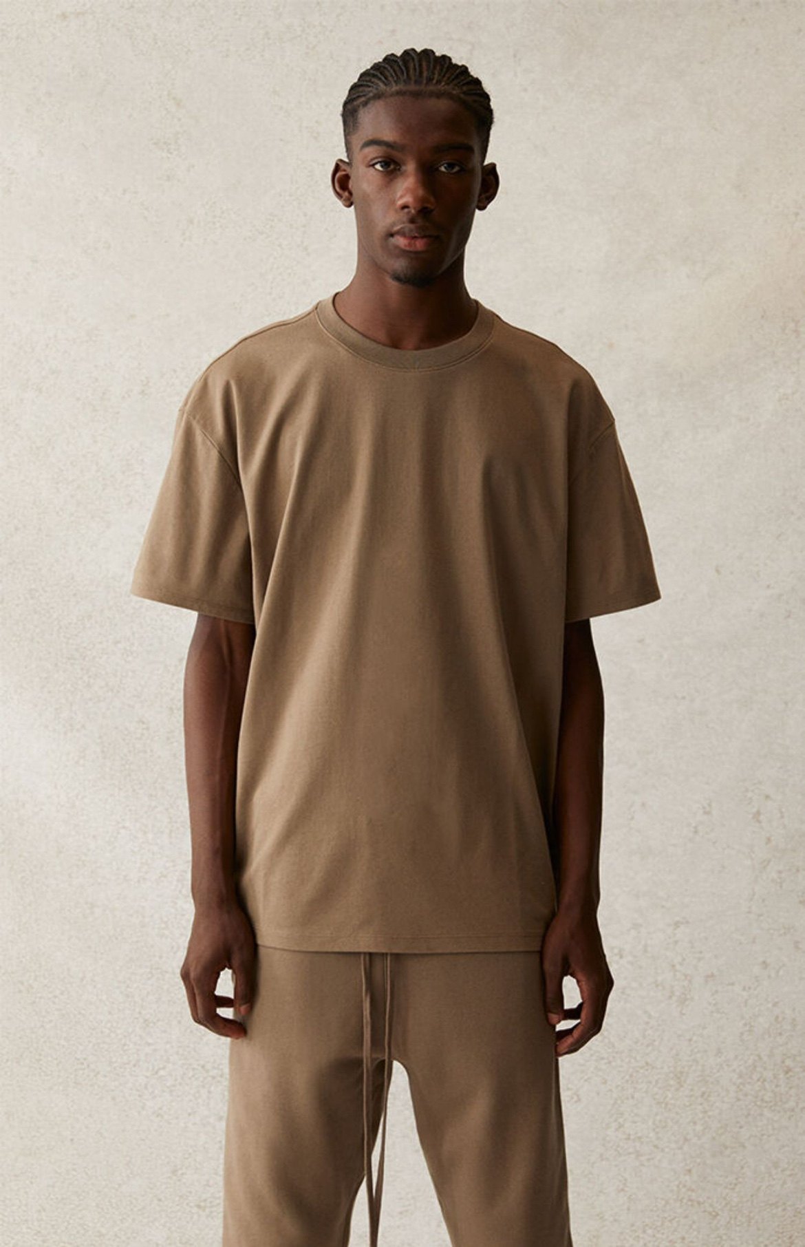 fogfearofgodessentials21ss复线背后字母高街t恤