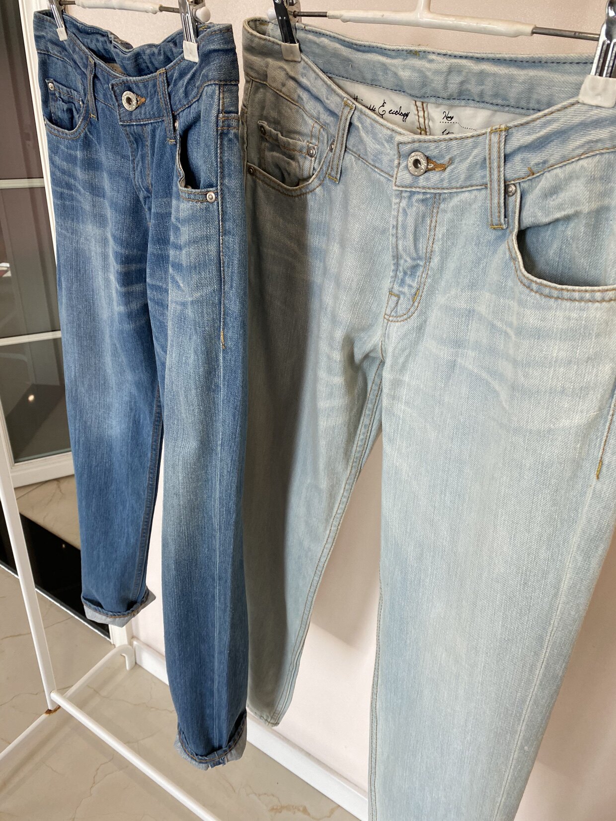 日贸元牛仔裤原货自留店主两色裤型单音乐超好地球牛仔裤