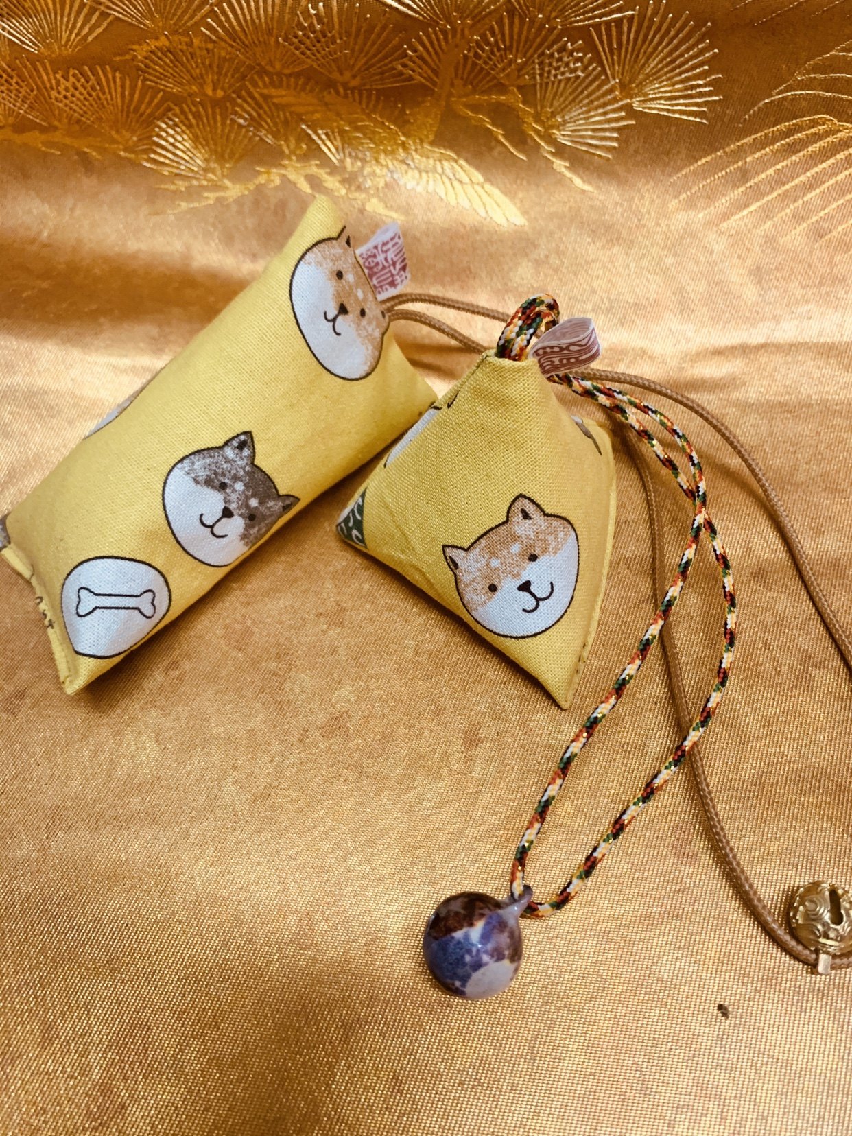 香囊定制防疫艾绒香包多款柴犬粽子随身挂脖香包