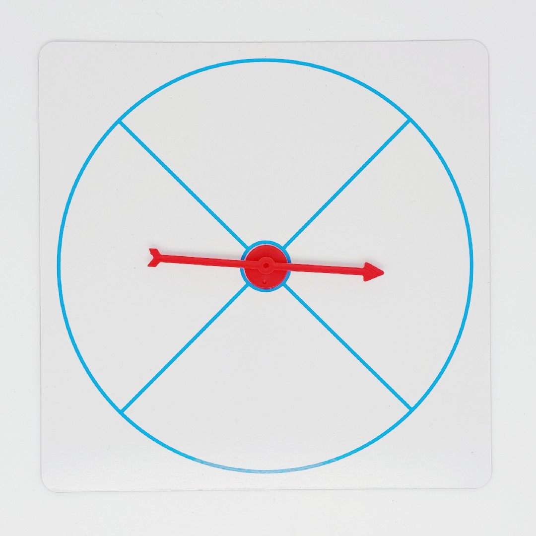 磁性指针转盘magneticspinner桌游英语教具文创