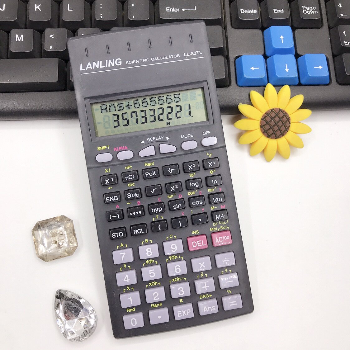 科学计算器多功能学生函数计算机一建二建考试专用计算器