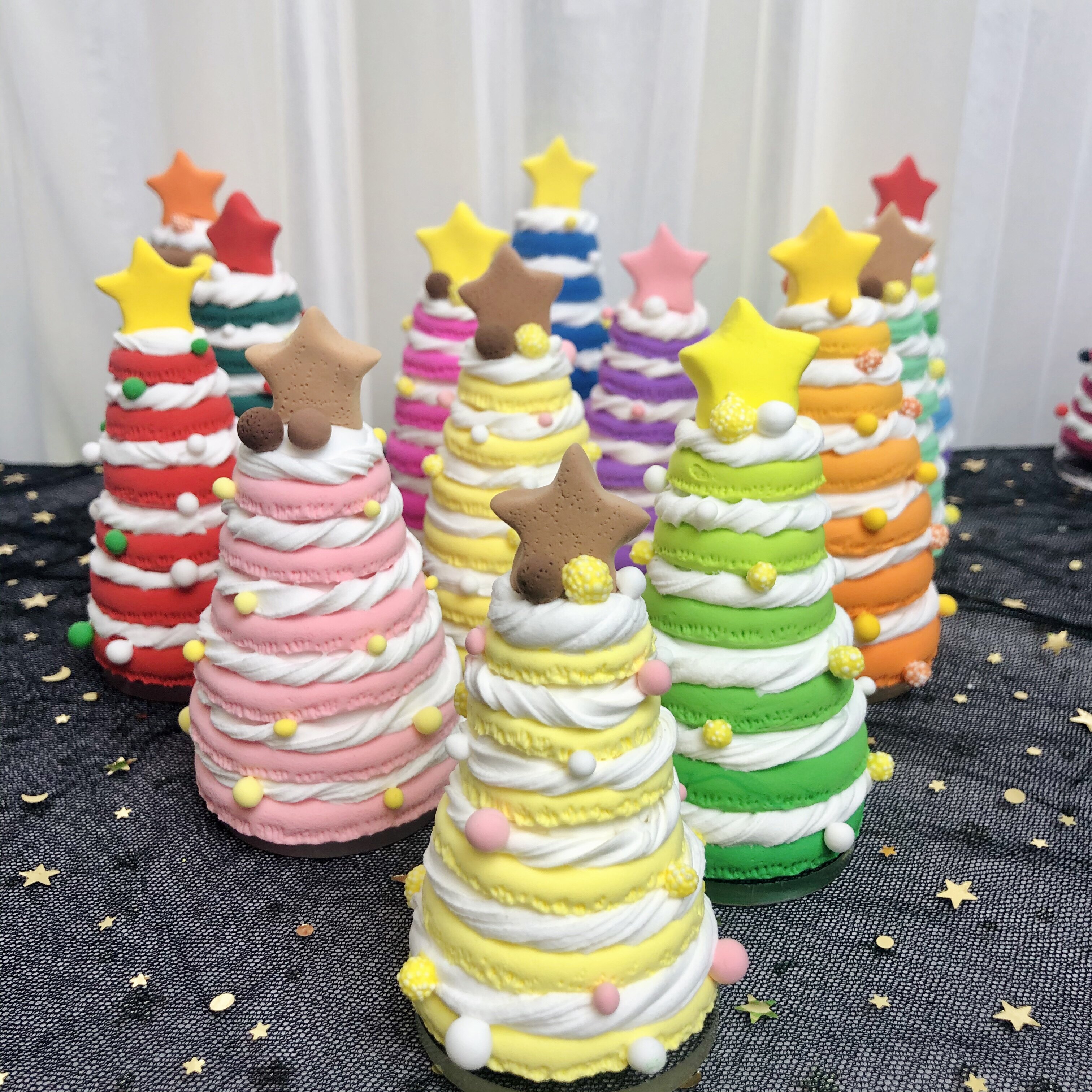 手工粘土圣诞成品圣诞节礼物包装包装盒盒带灯可软陶泥