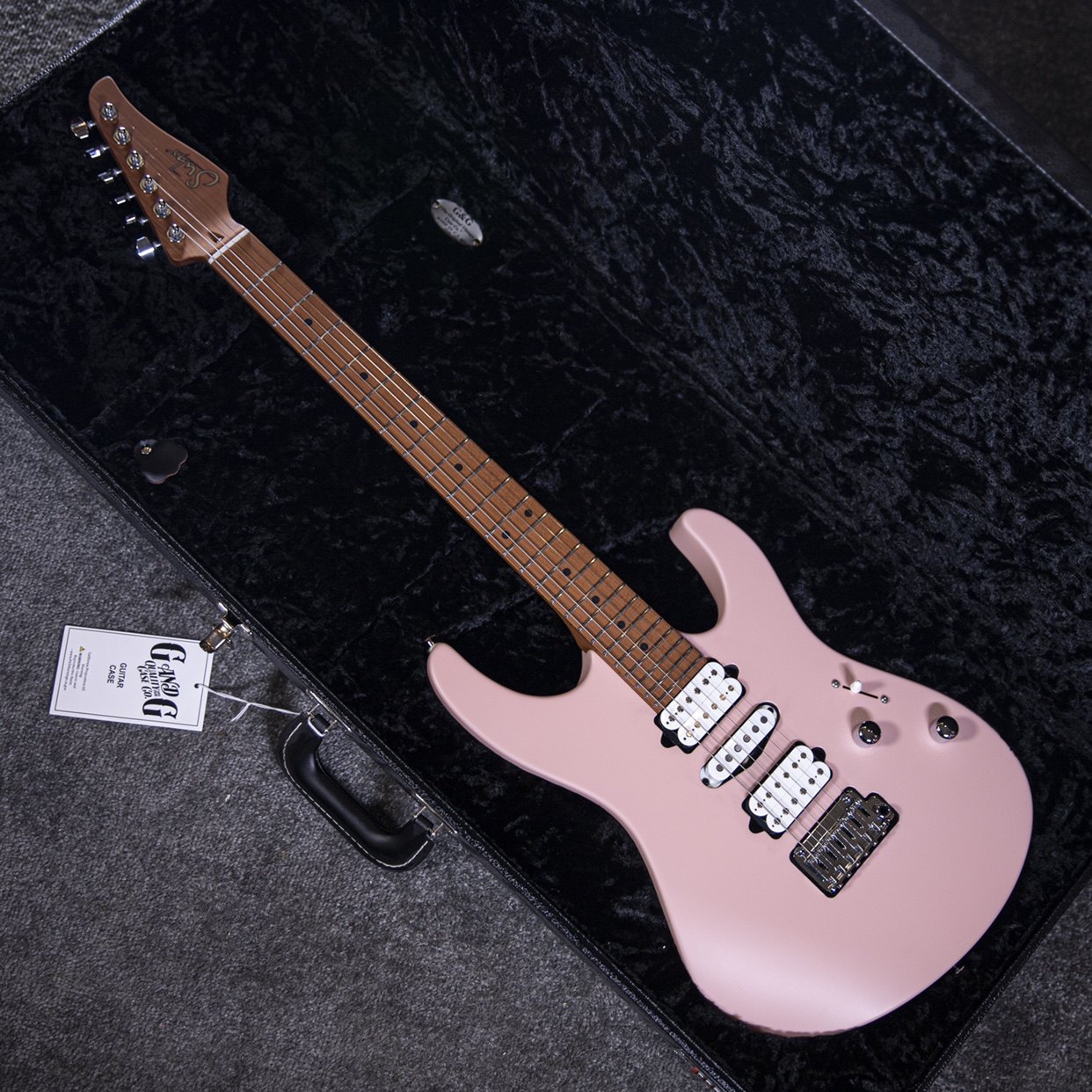 吉他suhr新款苏尔电摇滚modern限量粉色色带琴盒吉他电吉他