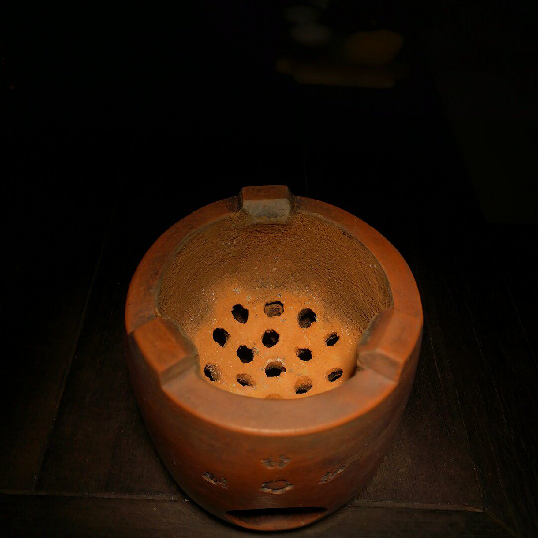 红泥炭炉副榜小火炉老式风炉手工文房茶道茶具茶道