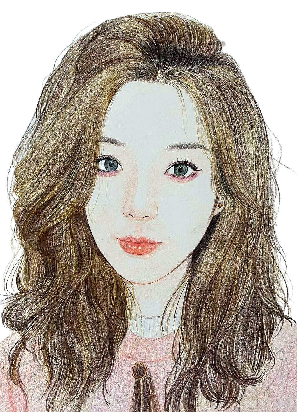 手绘素描画像定制头像代画彩铅画真人照片订制手绘真人漫画