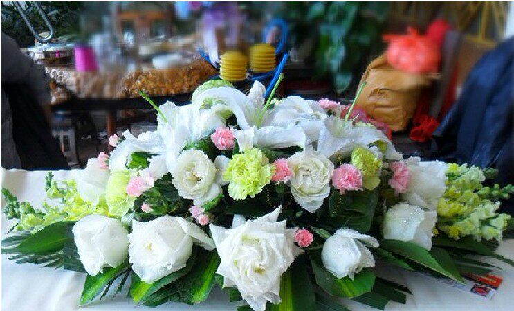 台花上海鲜花同城速递会议礼仪庆典桌花宴会签到商务用花