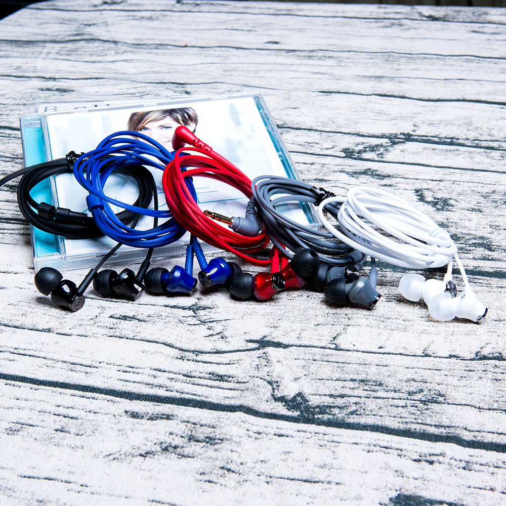 audio technica/铁三角 ath-ck350m/is多彩时尚入耳式耳机 圆声带