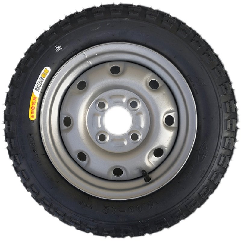 电动车三轮车轮胎板轮钢圈40012平板车车轮手推车餐车更多电动车零