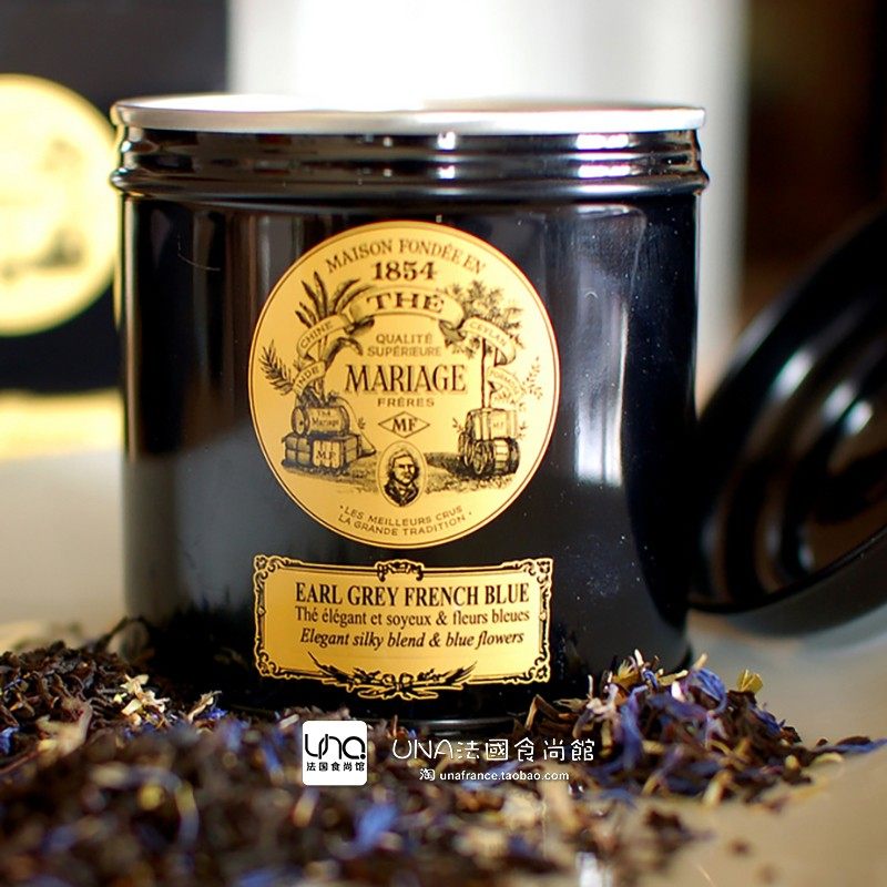 una玛黑兄弟mariage freres红茶蓝伯爵红茶earl grey french blue