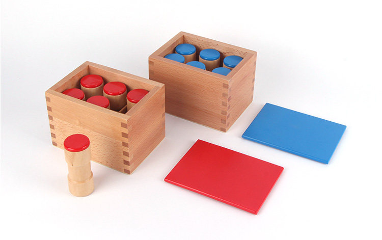 蒙氏感官教具蒙台梭利蒙特梭利听觉桶音筒儿童早教益智玩具专业版