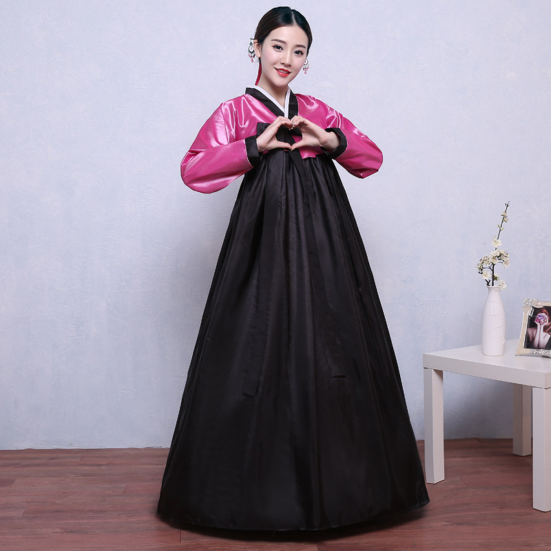 新款韩国表演宫廷韩服礼服朝鲜族舞台舞蹈大长今民族服装