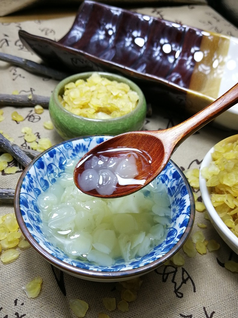 皂角米500克不加糖不熏硫非贵州野生即食免煮桃胶拉丝雪燕装