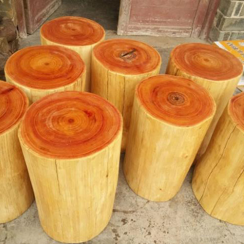 特价促销香椿木实木墩子原木树墩小圆圆木树桩根雕凳子