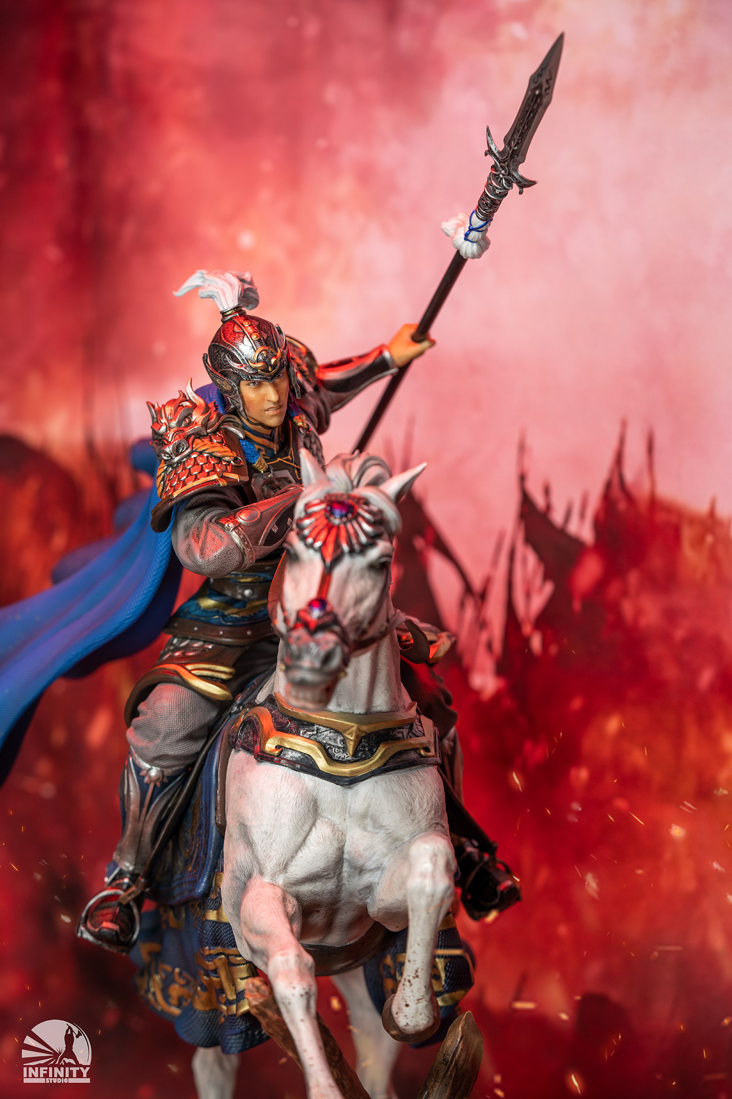 赵云开天三国特典工作室虎将群雄手办