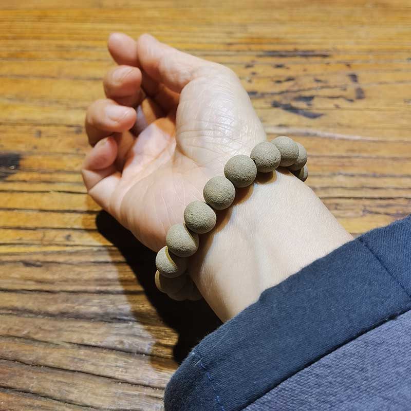 手链小众设计天然古法香丸手转运佛珠古风中式香薰香料