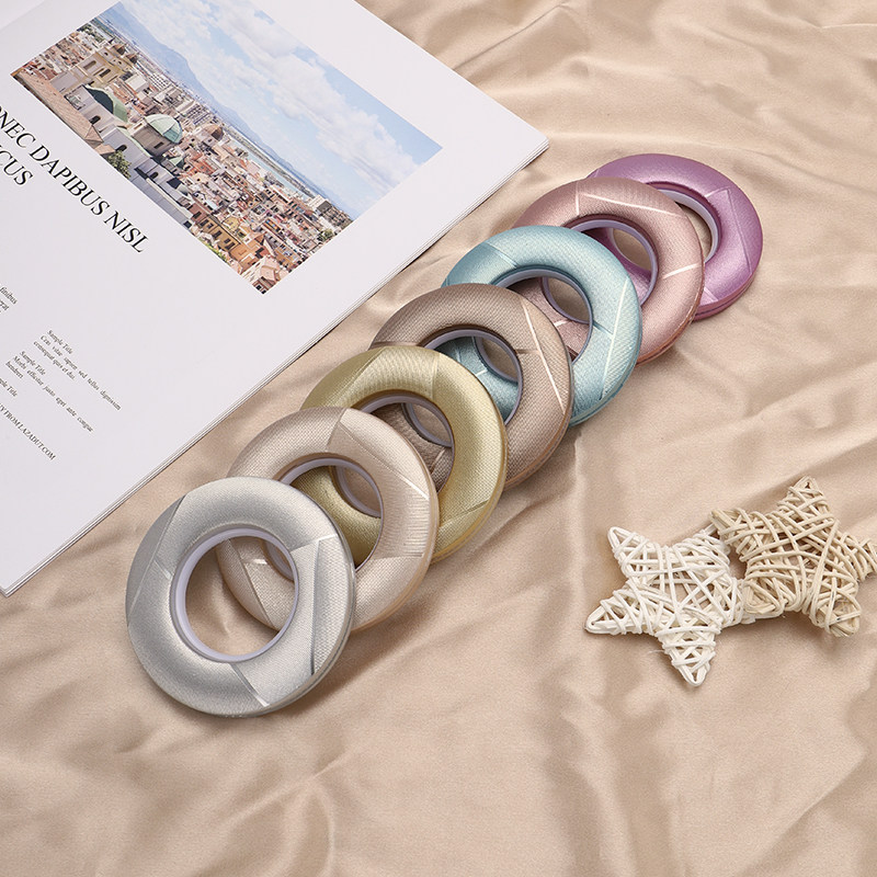 罗马新款拼纹窗帘环挂环活扣打孔扣环配件辅料窗帘扣