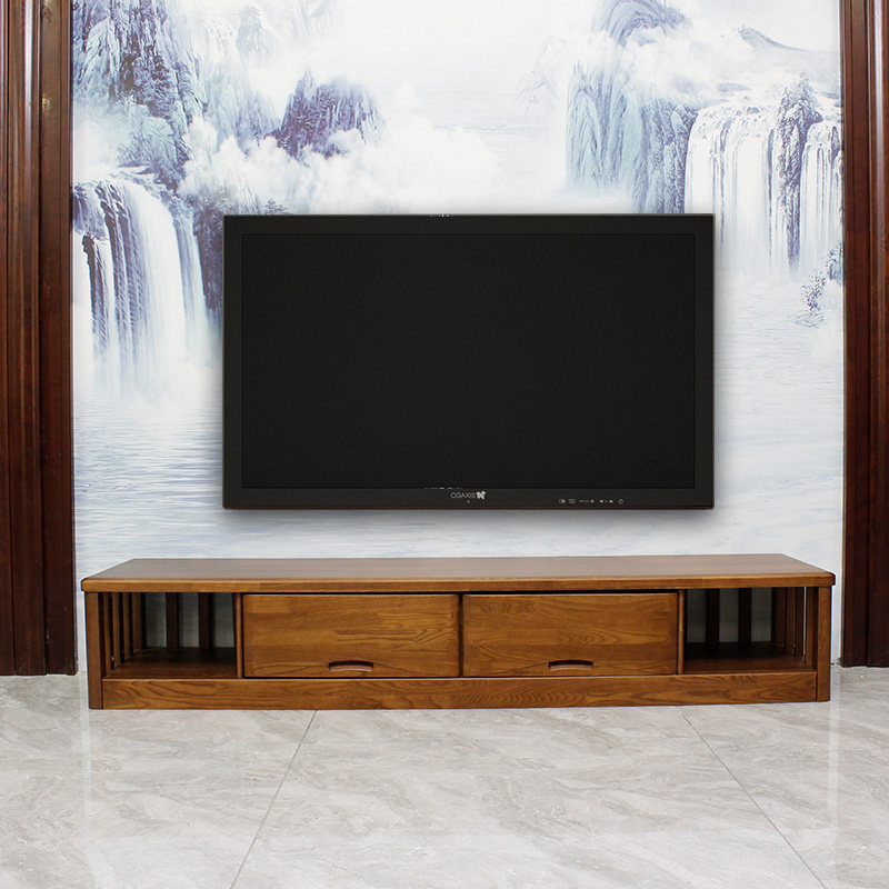 实木电视柜双叶家具储物客厅电视厅现代中式17米电视柜