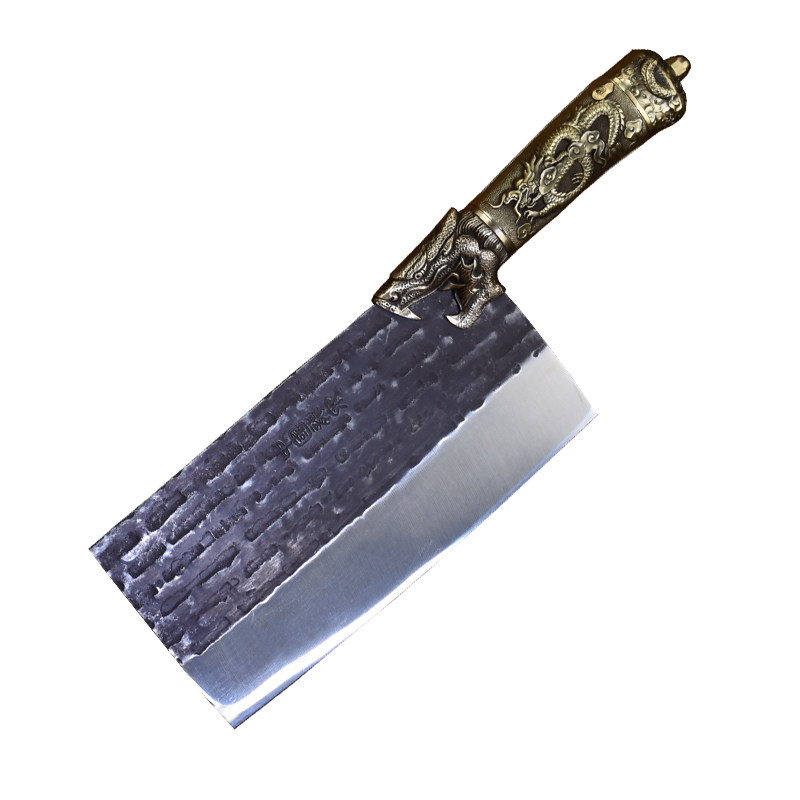 正宗龙泉菜刀手工锻打斩切两用家用厨房刀具菜刀