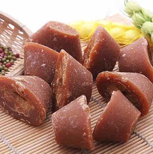 云南土特产弥勒竹园元宝老红红糖1斤装古法硬糖其他食品