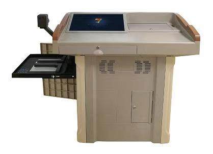 智慧教室学校多媒体电子老师中控电教塑钢钢制讲台