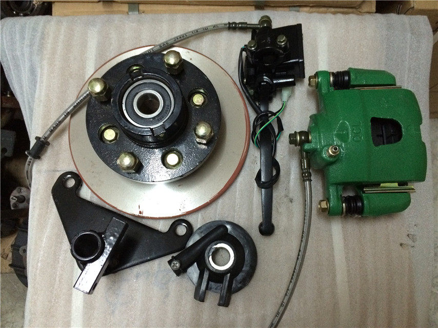 重庆三轮车摩托车5孔前轮碟刹系统总成成包邮爆款刹车片