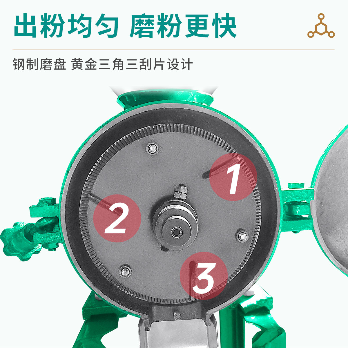 磨粉磨浆机家用小型商用干湿两用超细五谷磨面商用磨粉机