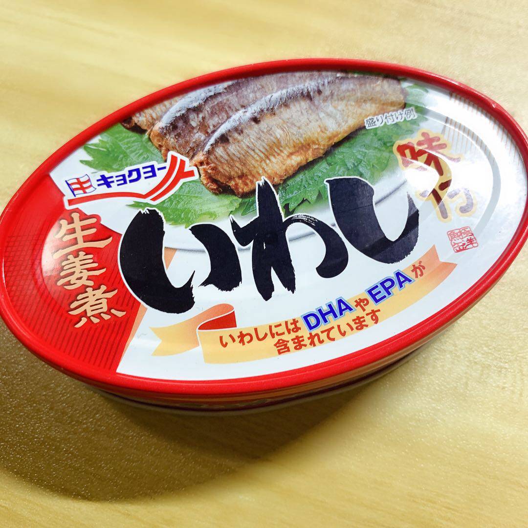 罐头现货日本进口生姜沙丁鱼食鱼下酒酒菜100g鱼类罐头