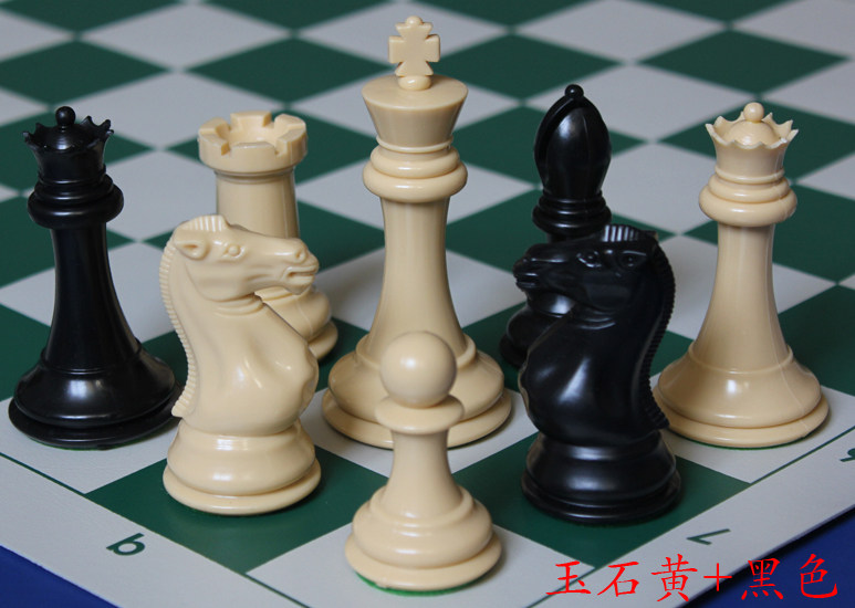 精品加重豪华型斯汤顿国际象棋套装 特大号棋子 硅胶棋盘