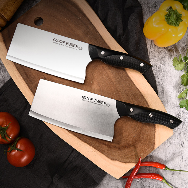 巧媳妇菜刀家用不锈钢锋利厨房斩切砍骨刀厨师切片菜刀