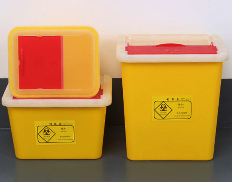 医疗利器方形锐器医院诊所所用一次性针头刀片垃圾桶