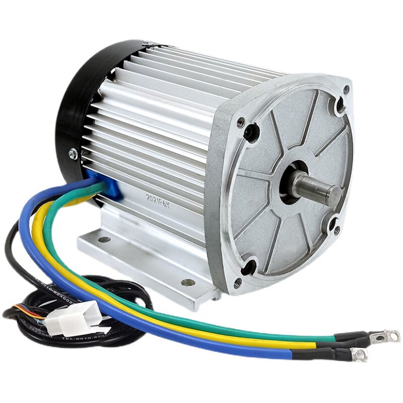 三轮车电机60v电瓶大功率改装高速定制永磁直流电机