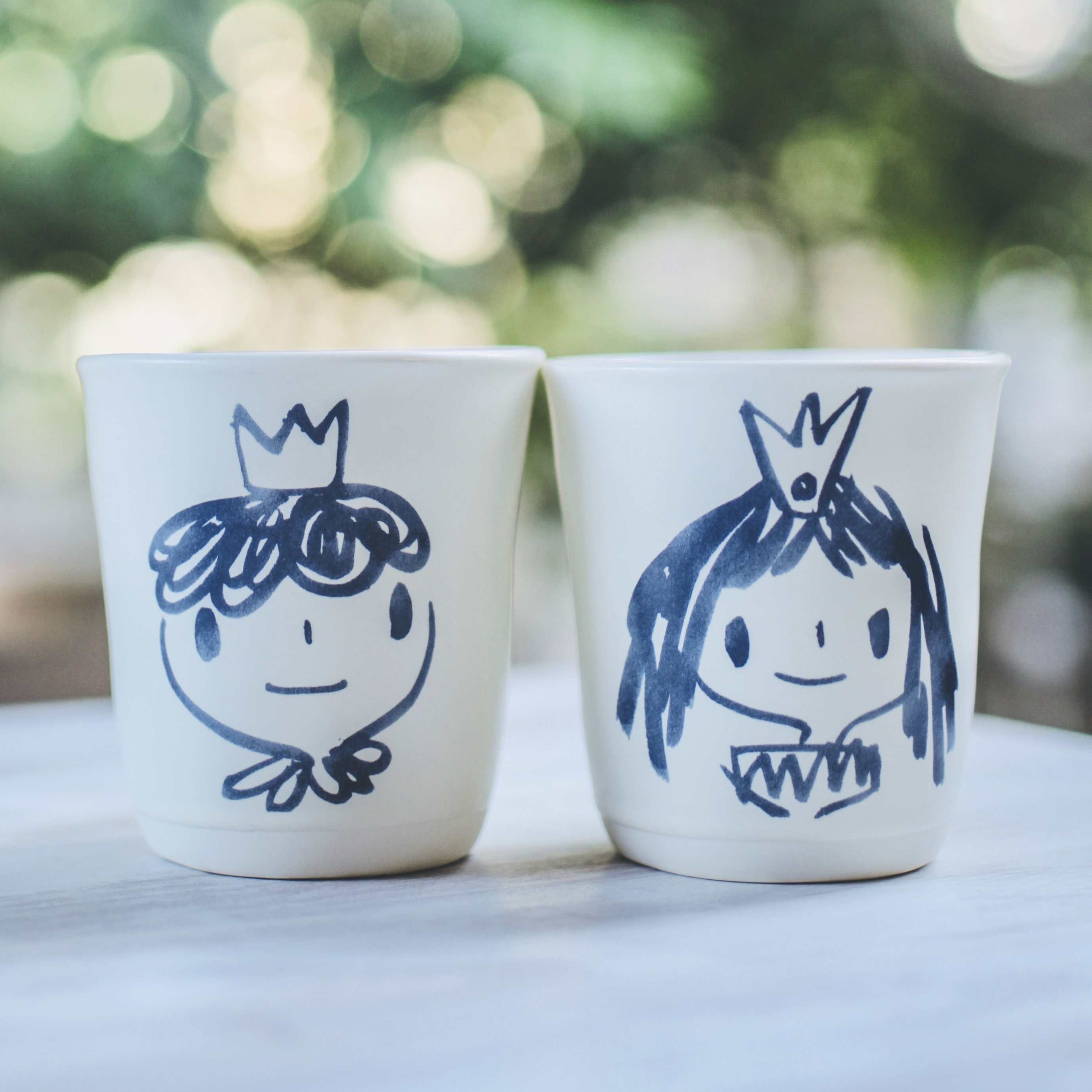 brutcake微笑笑脸四号可爱有把马克原创手作马克杯